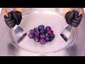 Epic Plum Ice Cream Rolls Satisfying ASMR Dessert Creation