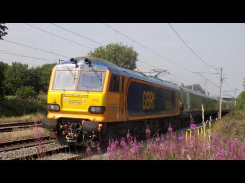 Caledonian Sleeper 92043 at Bamfurlong - 12th August 2020