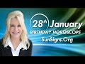 January 28 Zodiac Horoscope Birthday Personality Aquarius Part 1