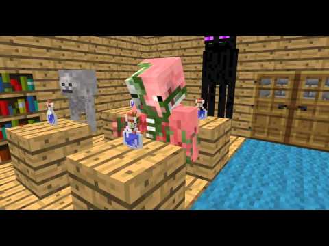 EPIC Monster School Alchemy - Minecraft Animation