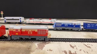 Indian Railways Train Ho Scale Model Mistake Loco Pilot Ride On Tracks
