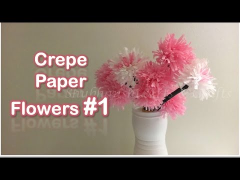 Crepe Paper Crafts- Make Crepe Paper Flowers - HubPages