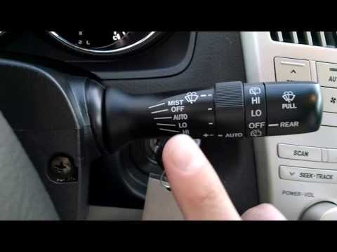 Lexus RX 350 - Rain Sensing Wipers Explanation