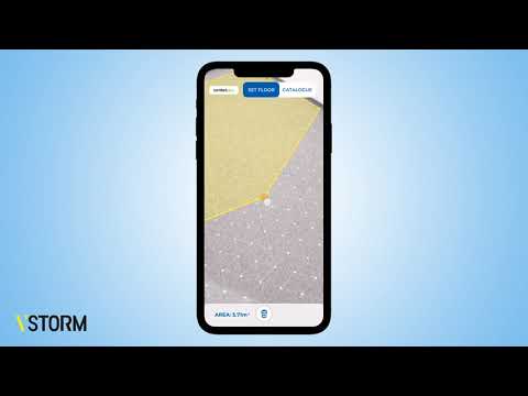 Augmented Reality mobile app with floor effects