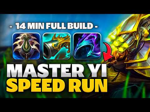 HOW I GOT 3 ITEMS AT 14 MINUTES ON MASTER YI