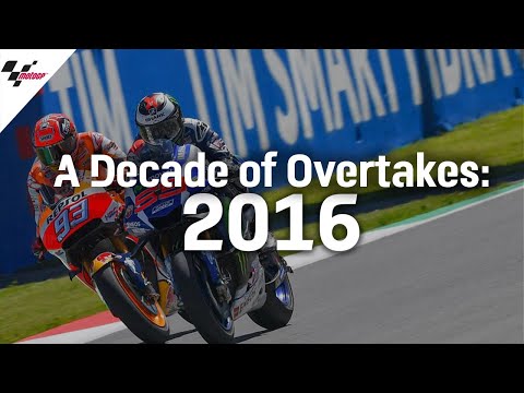 MotoGP 2016年に行われたMotoGP オーバーテイクを集めたハイライト動画