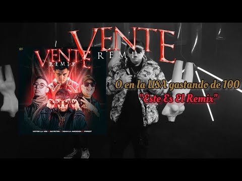 Vente Remix "Lyrics" - Victor La Voz X Bayriton X Adan La Amenaza X Forest