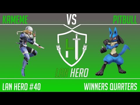 LAN Hero #40 DNG Kameme (Sheik) vs Pitbull (Lucario) - Winners Quarters
