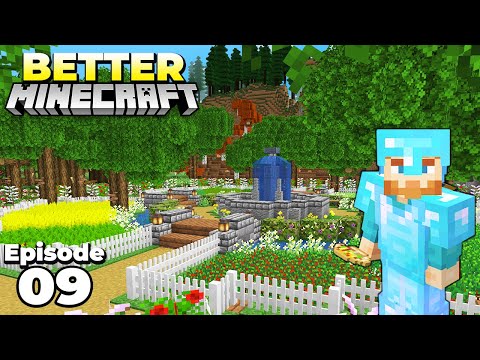 fWhip - Better Minecraft : I Built a Cottage Core Garden! Ep 9 Minecraft Survival Let's Play