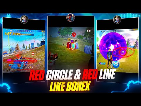 Red Circle & Red Line Effect Like @bonex4_ff  🔴 Free Fire Edit Tutorial in Alight Motion