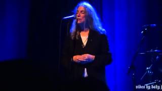 Patti Smith-ELEGIE-Live @ The Fillmore, San Francisco, CA, December 30, 2015-69th Birthday-Horses