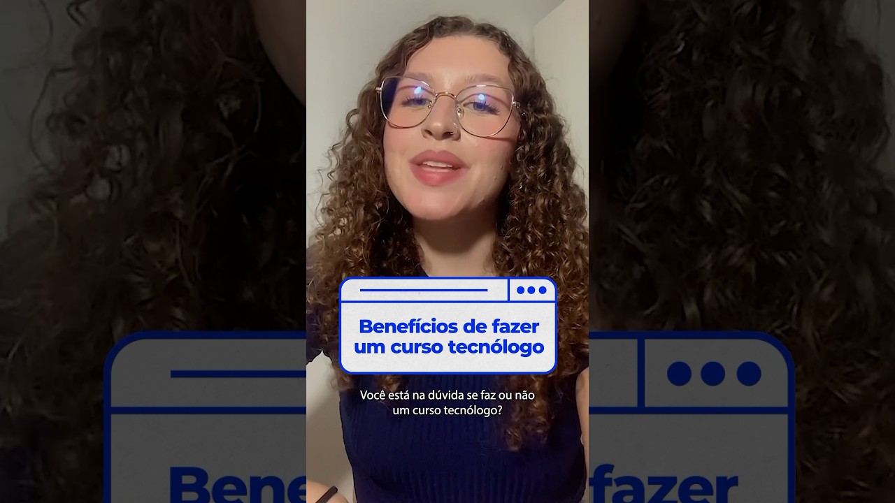 Conheça os benefícios de fazer uma graduação tecnológica ✨#faculdade #EAD #tecnologo