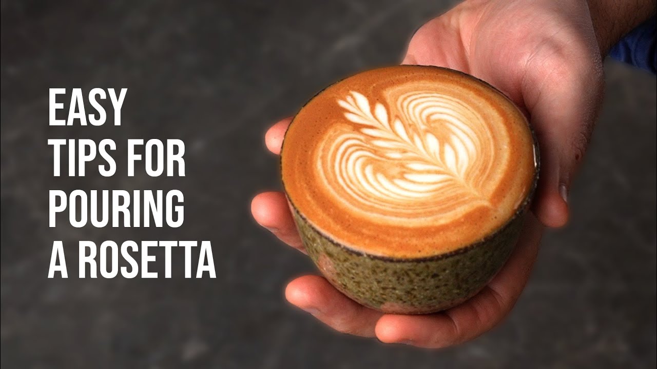 Beginners guide to pouring a rosetta