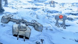 Star Wars Battlefront 2: Y-Wing Air Support On Hoth