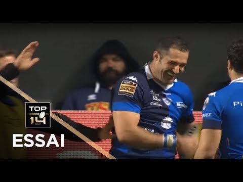 TOP 14 - Essai Scott SPEDDING (CO) - Perpignan - Castres - J10 - Saison 2018/2019