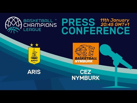 Aris v CEZ Nymburk - Press Conference - Basketball Champions League
