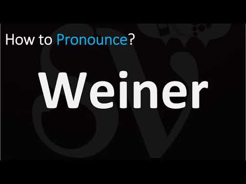 How to Pronounce Weiner (CORRECTLY)