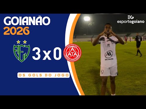 GOALS | JATAIENSE 3X0 ANAPOLINA | GOIANÃO 2026