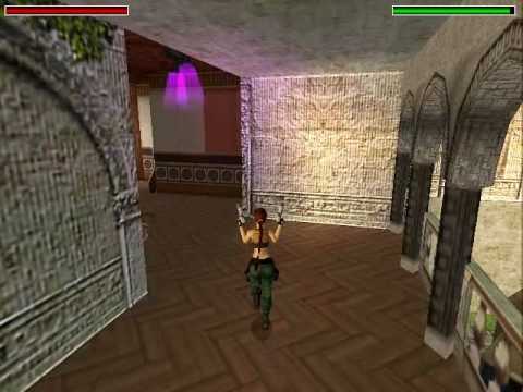 TRLE neon god : Arco Iris, The Manor speedrun in 47 sec.