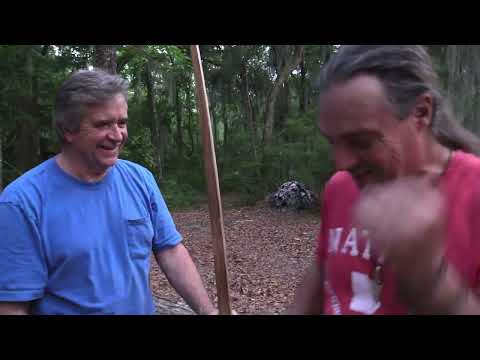 From Living Tree to Fire Hardened Bow in 12 Hours Make