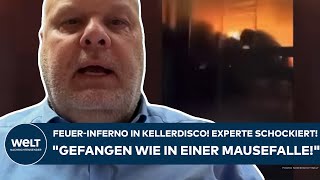 SCHWEIZ: Feuer-Inferno in Kellerdisco! Experte schockiert! "Gefangen wie in einer Mausefalle!"