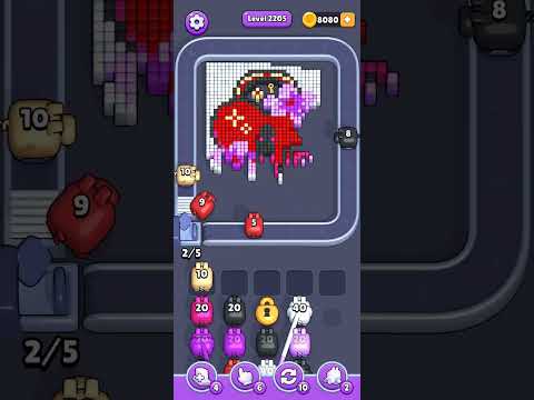 Pixel Flow Level 2205 Walkthrough