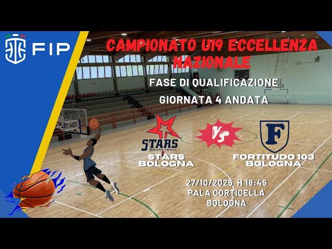 FIP U19 Ecc. Prima Fase 4° Andata 27/10/2025: Stars - Fortitudo Academy 103 Bologna