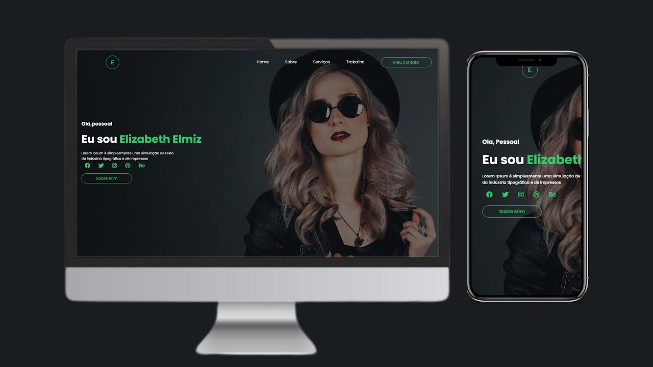 Como criar um portfólio com HTML e CSS iniciante