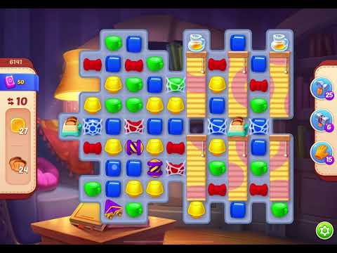 HomeScapes Level 6141 no boosters (14 moves)