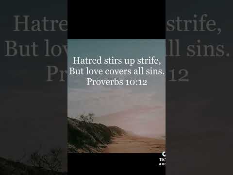 Day 157 - #Proverbs 10:12 #bibleverse #morein24 #god #holyspirit #jesus #bible #Love