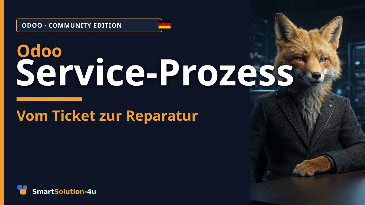 Odoo Service-Prozess: vom Ticket zur Reparatur