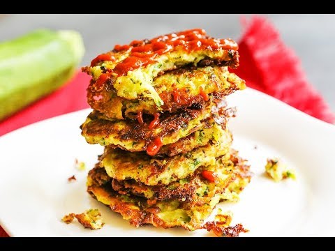 How to Make Easy Zucchini Fritters! SO delicious!