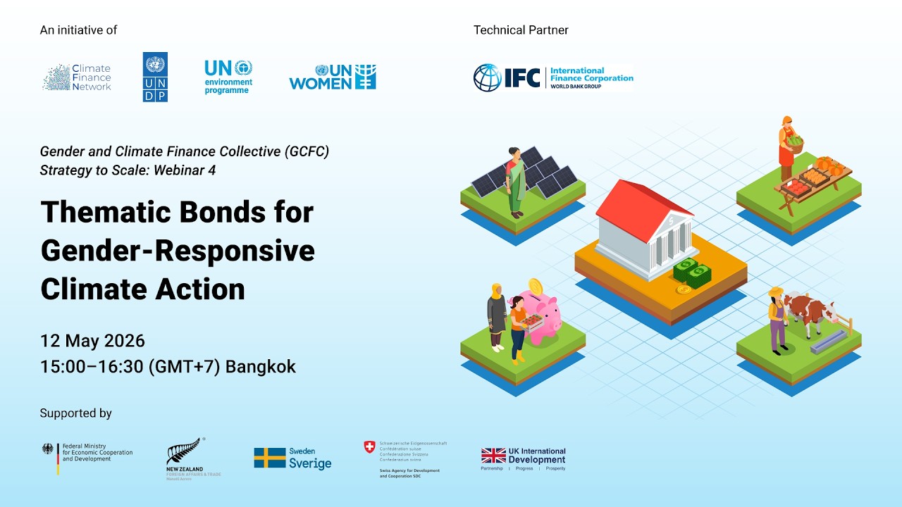 GCFC webinar 4: Thematic Bonds for Gender-Responsive Climate Action
