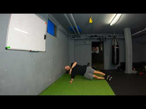 Mini Band Sideplank Sprinter Kneedrive