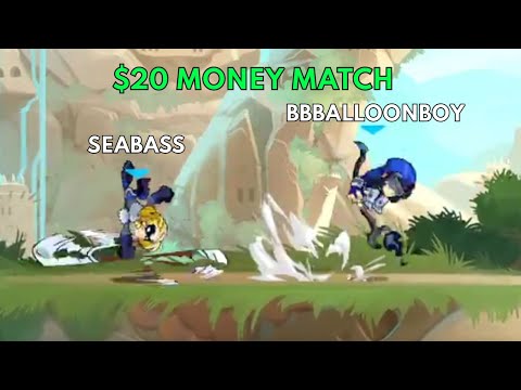 Seabass vs BBBalloonBoy - $20 Money Match - Special Pick - NA - Brawlhalla Show Match #72