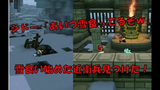 #29【ドラゴンクエストビルダーズ2】雪食べてんの!?奇怪な行動してる近衛兵見つけた！