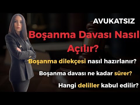 Boşanma davası nasıl açılır?  2026 Güncel Rehber