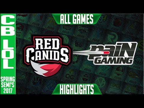 RED vs PAIN Highlights All Games - CBLoL Semifinals Spring 2017 - RED vs PAIN All Games