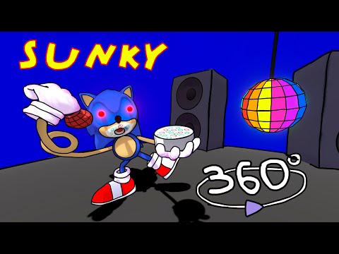 Vs Sonic.exe 360° -  3D animation  Milk Vs Sunky.mpeg  Friday Night Funkin'