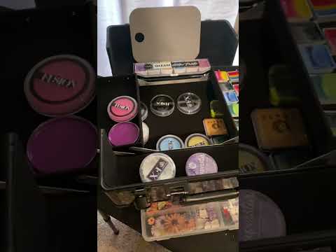 Face Painting Case, Kit, Set-up