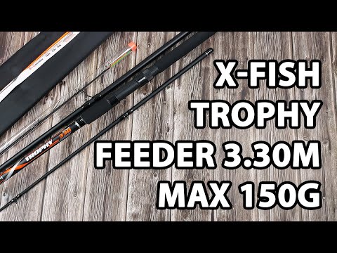 Фідер X-Fish Trophy Feeder 3.30m Max 150g (2 вершинки з тубусом, чохол)