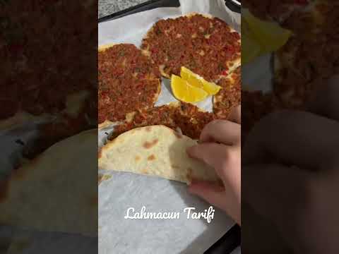 Evde lahmacun tarifi ✨|Ölçüler açıklama kısmında☝🏻#tarif #lahmacun #lahmacuntarifi
