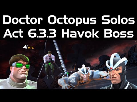 R4 Doctor Octopus Solos Act 6.3.3 Havok Boss | Marvel Contest of Champions