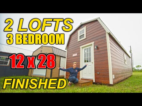 SHED TO HOUSE - 1 Bedroom, 2 Loft Tiny House Cabin
