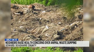 Neighbors raise health concerns over animal waste dumping in Schoharie County