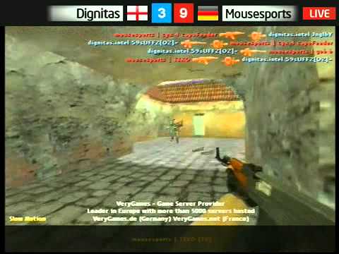 Mousesports vs. Dignitas on Gamegune de_inferno 27.07.2009