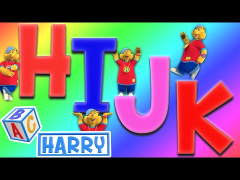 The Letters H I J K | Learn The Alphabet With Phonics | ABC Harry Nursery Rhymes & Kids Songs