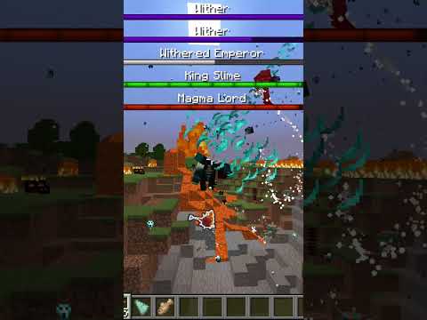 MINECRAFT WARDEN FIGHTS WITH MOB BOSSES