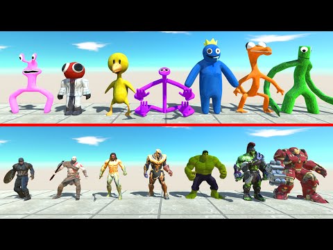 Creepy Monster VS Super Hero | Rainbow Friends VS Marvel & Dc Comics - ARBS