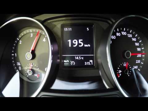 2017 VW Polo V 1.4 TDI (90hp) 0-196 Km/h